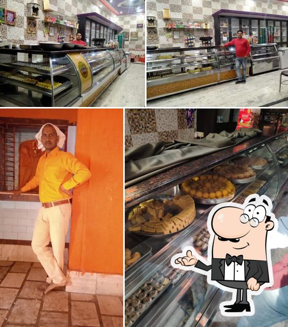 The interior of Shyoraj Mishthan Bhandar Sweet Shop