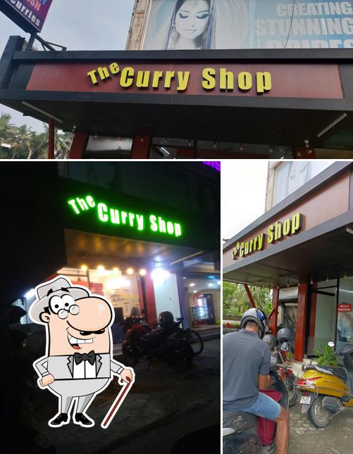 The exterior of The Curry Shop