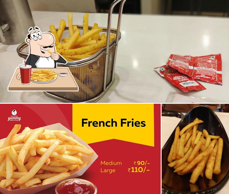 French fries at Yummy Fried Chicken, Kondotty