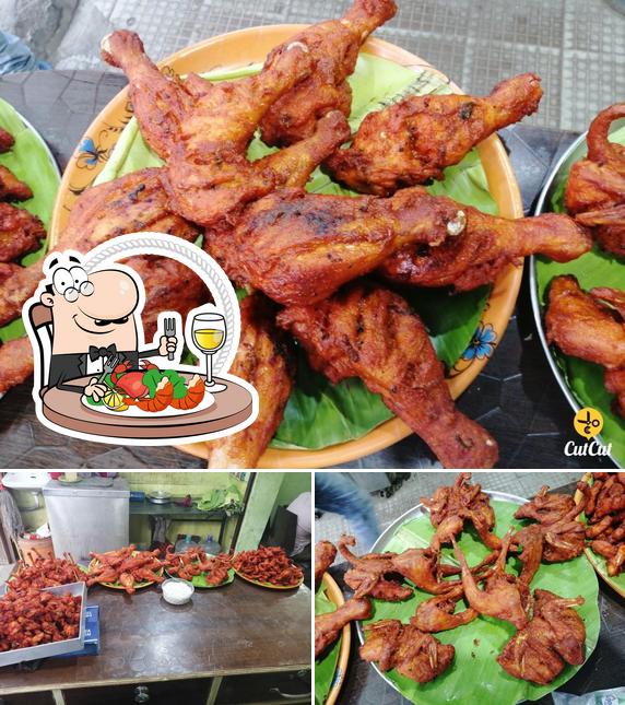 Get seafood at namma bhai கடை briyani centre