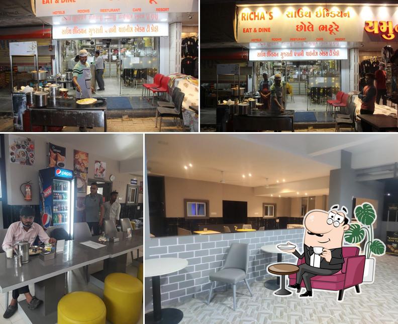 Check out how Richa's Eat & Dine dosa idli - South Indian Restaurant, Chinese Restaurant, Punjabi Restaurant, Cholle Bhature, Family Rooms looks inside
