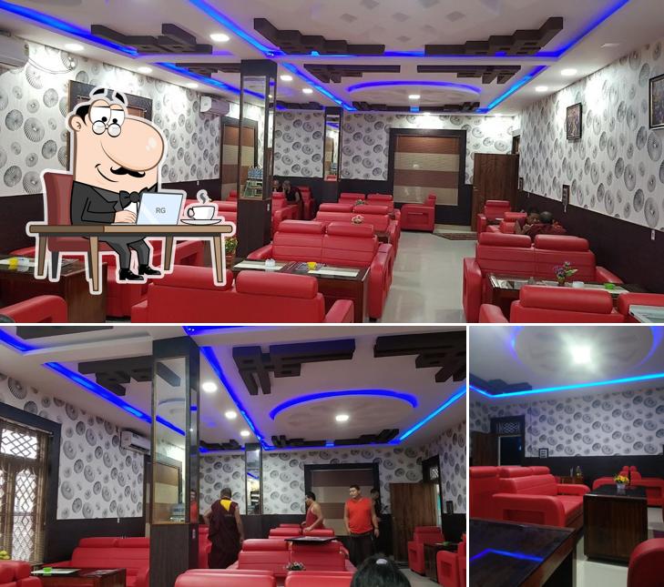 The interior of Sera Lhachi Coffee Cafe