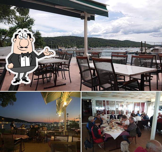 Gli interni di Stari Mornar Restaurant