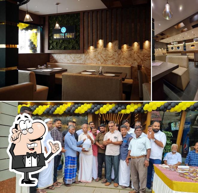 The interior of White Fort Restaurant