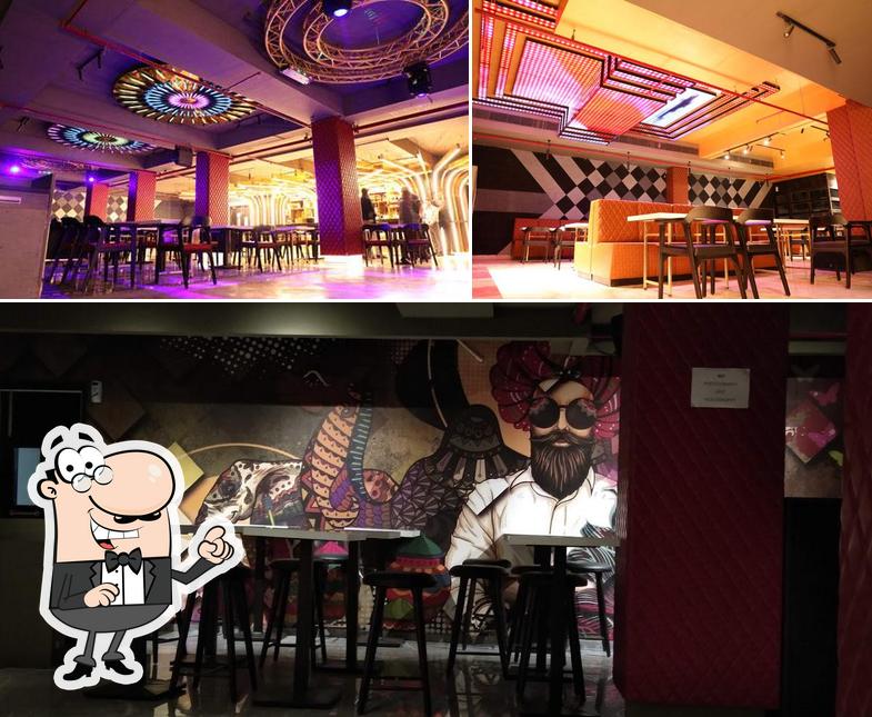 The interior of The Crystal Lounge & Bar Bikaner