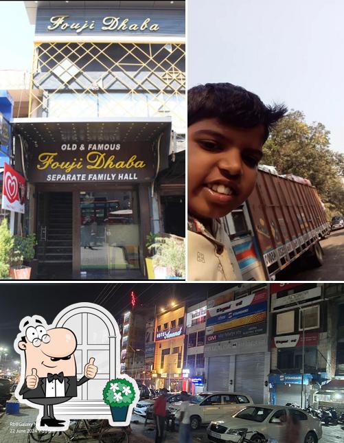 Check out how Fouji Dhaba looks outside