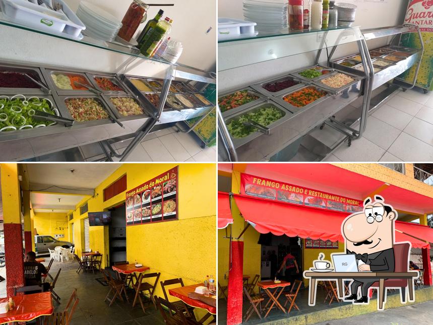 Veja imagens do interior do Frango Assado e Restaurante do Moral