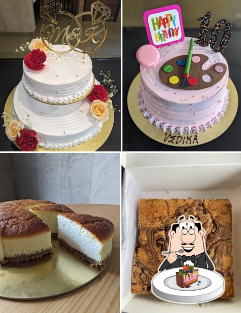 Chocolate cake at Juvenas Bakery