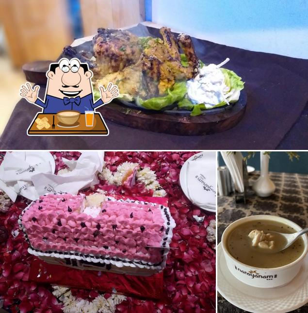 Clam chowder at Naivedyam Restaurant