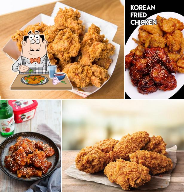 Chicken wings at Oppa Chicken