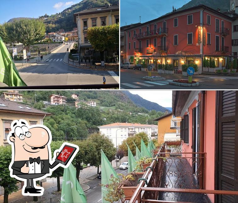 Gli esterni di Bes Hotel San Pellegrino Terme