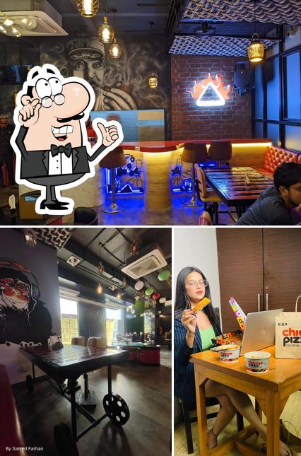The interior of Chicago Pizza Lounge Nagpur Best Pizza in Nagpur
