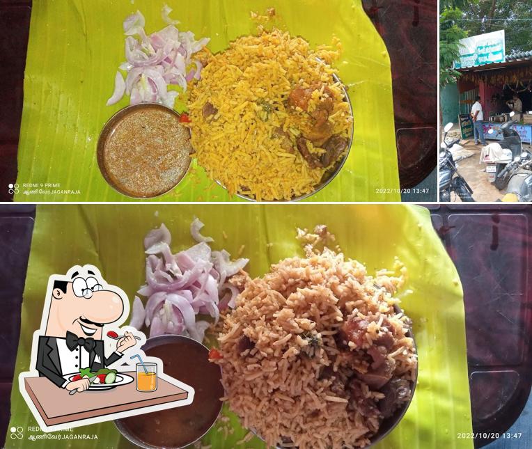 The restaurant's food and exterior