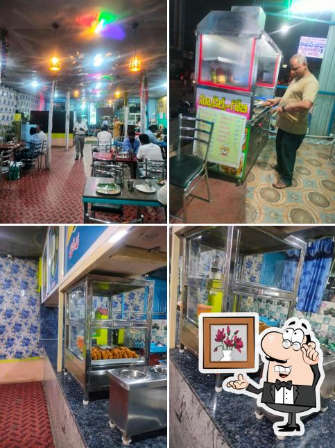 The interior of Hotel Simha Vilas