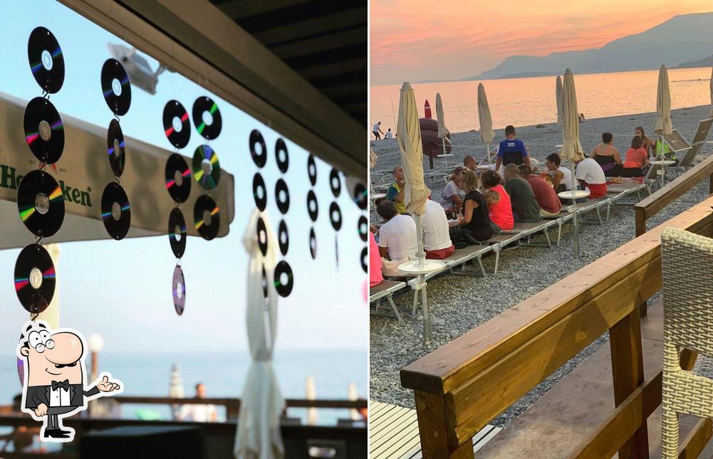 Gli interni di Libeccio BEACH Ventimiglia