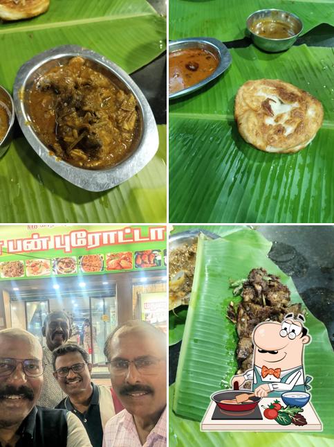 Chicken curry at Madurai bun parotta