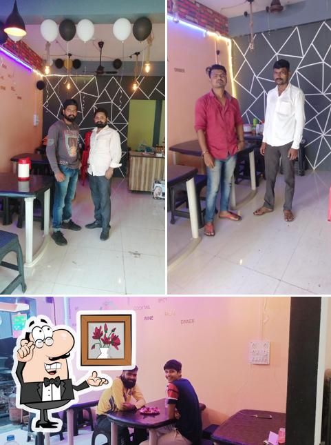 The interior of No1 Hyderabadi Biryani Cafe and Caterers
