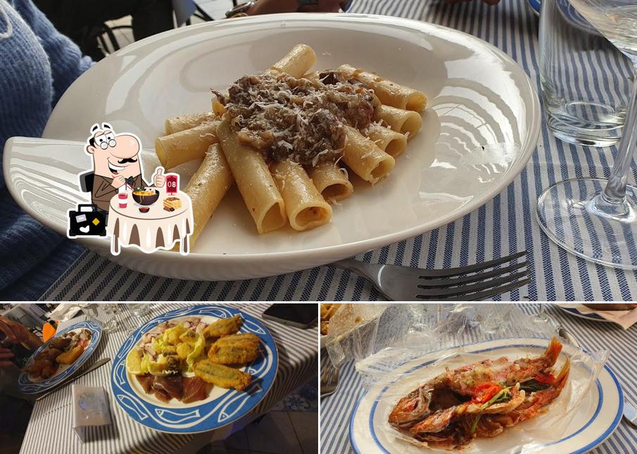 Rigatoni al Ristorante K cucina di pesce