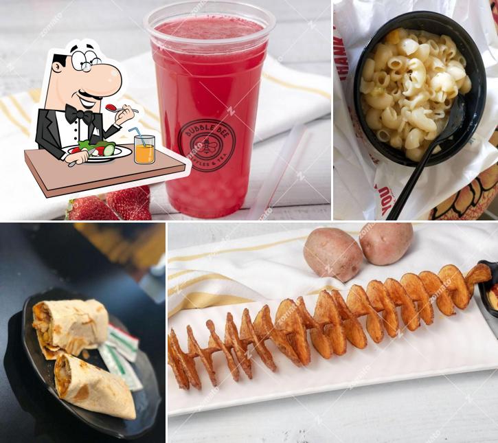 Food at The VJ Cafe & Khichdi