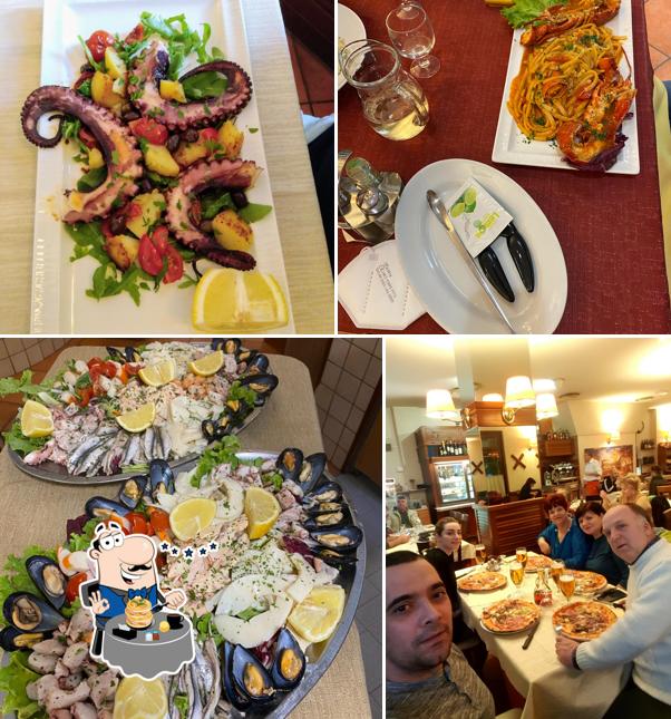 Platti al Trattoria Il Vaporino