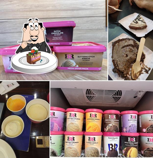 Chocolate cake at Baskin Robbins