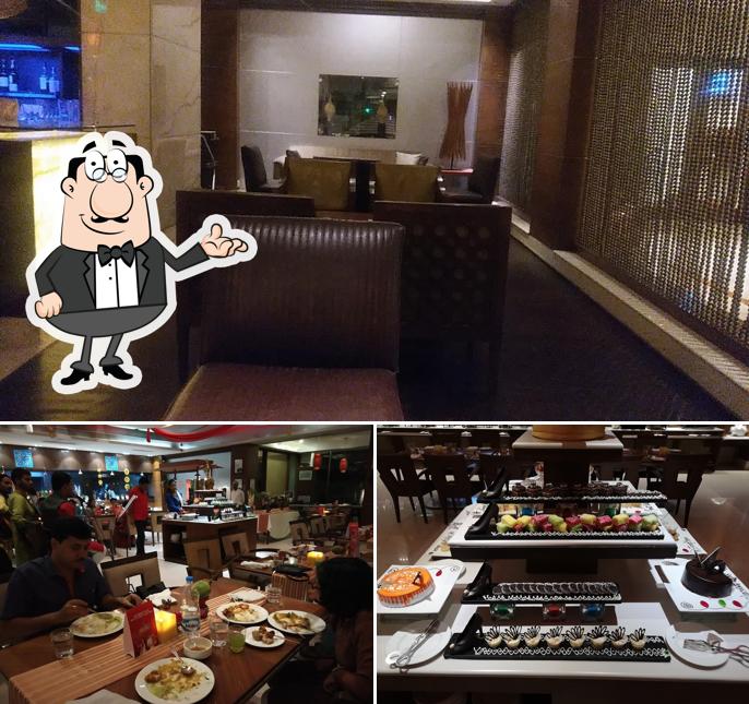 Check out how Mythh Coffee Shop, Hotel Hindustan International kolkata looks inside