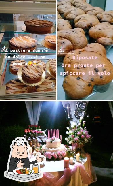 Giugliano Pasticceria Rosticceria & Catering si caratterizza per la cibo e interni