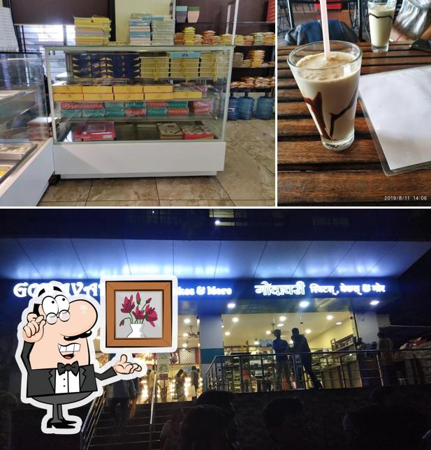 The restaurant's interior and beverage