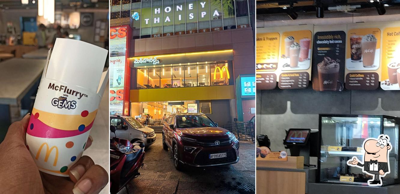 The interior of McDonald's