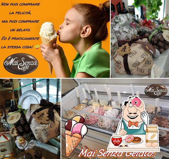 Mai Senza Caffè serve un'ampia gamma di dolci