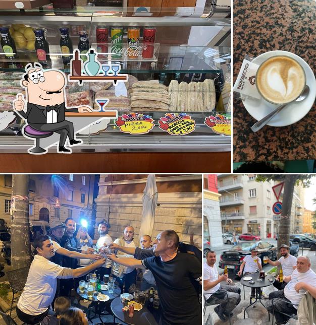 La immagine di interni e cibo da Bar Tania