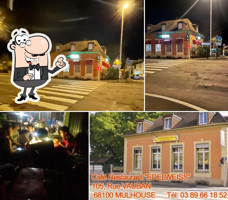 Jetez un coup d’œil à quoi ressemble Restaurant Edelweis à l'extérieur