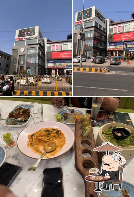 This is the photo displaying exterior and food at KINGDOM OF KIDS - Softplay / Trampoline Park / Cafe