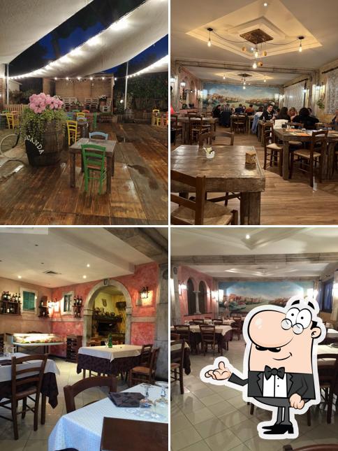 Gli interni di La Locanda