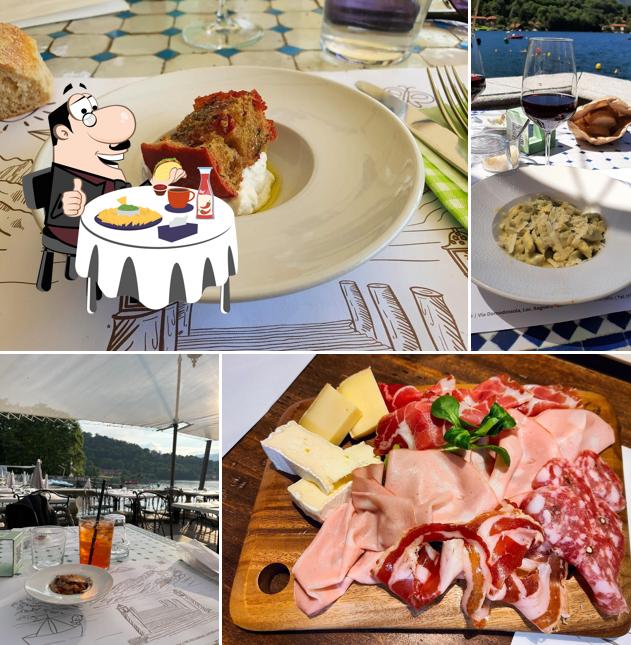 Piatto di formaggi al Luci sul lago