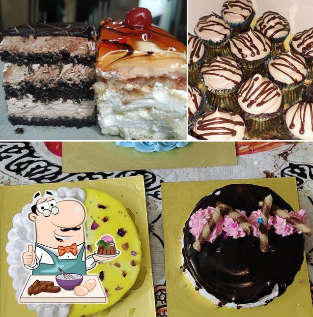 Sugar Treat Cake and Pizza Shop offers a selection of sweet dishes