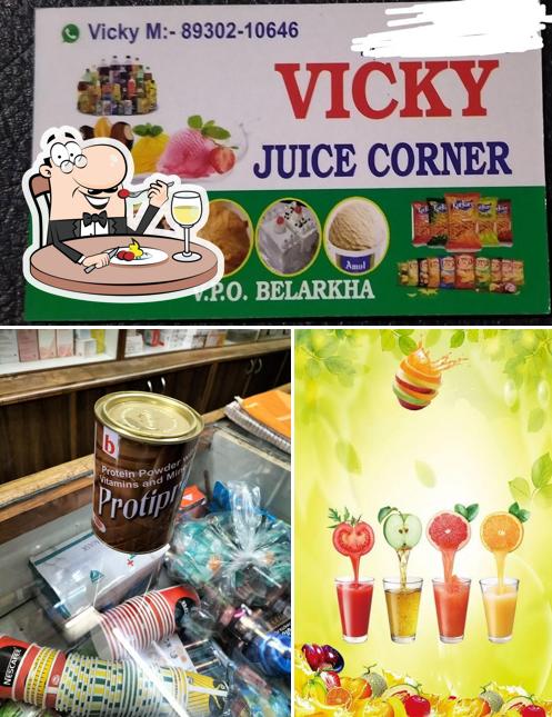 Food at Vicky Confectionery & Juice Corner