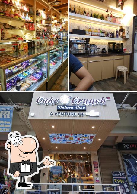The photo of cake 'o' crunch shop’s interior and exterior