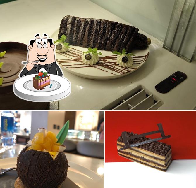 Chocolate cake at ZUCI - Artisanal Chocolates & Cafe