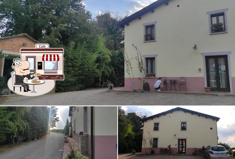 Curiosa tra l'area esterna di AGRITURISMO LA MARLETTA