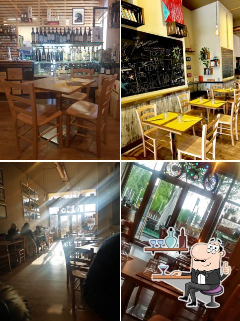 Gli interni di Dai Birichin Trattoria e non