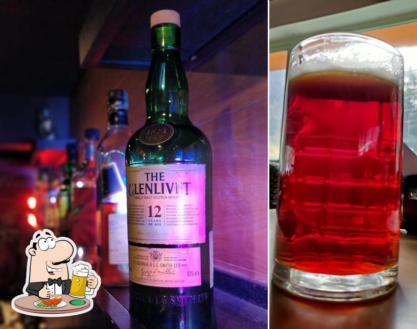 G.O.A.T. (Greatest Of All Time) Cafe, Lounge, Microbrewery serves a number of beers