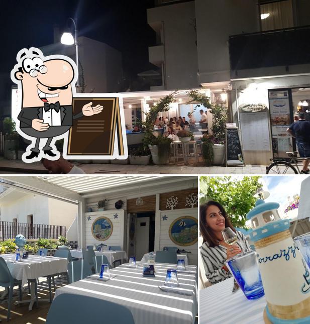 Puoi goderti l'aria fresca da seduto all'esterno di La Terrazza