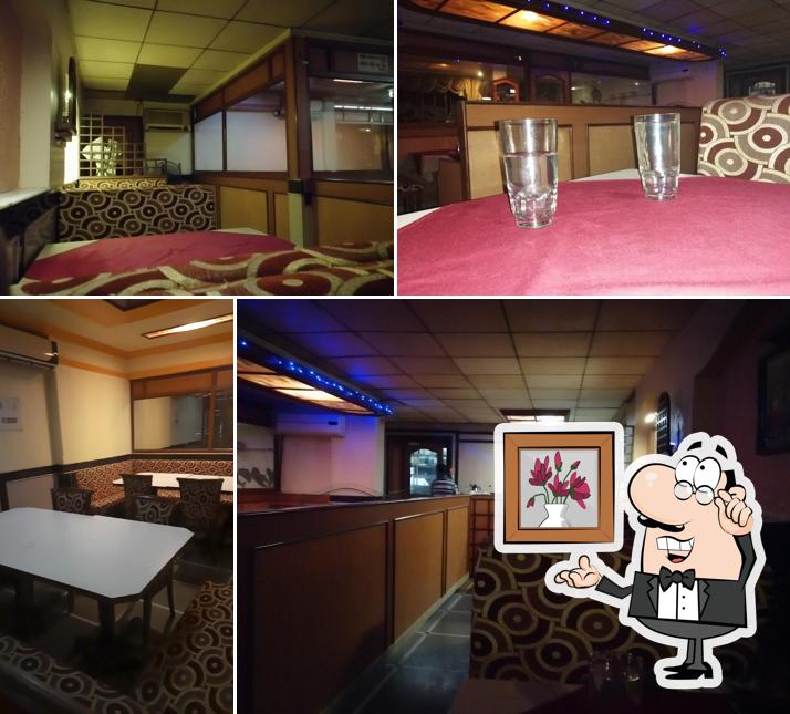 The interior of New Bombay Bar and Restaurant