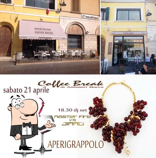 La interni e alcol del ristorante