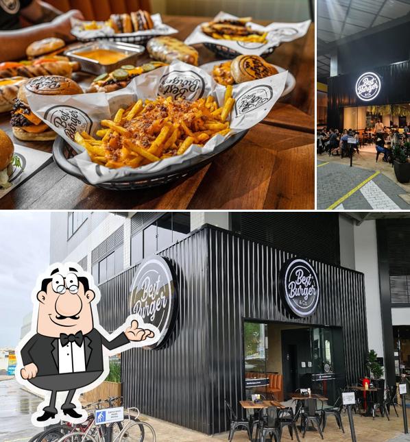 O interior do Best Burger & Co. Itajaí