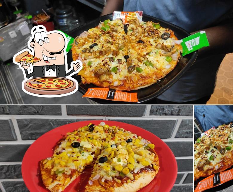 Pick pizza at Blasis corner