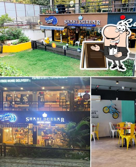 The exterior of Ice Cream Factory & Shahi Darbar