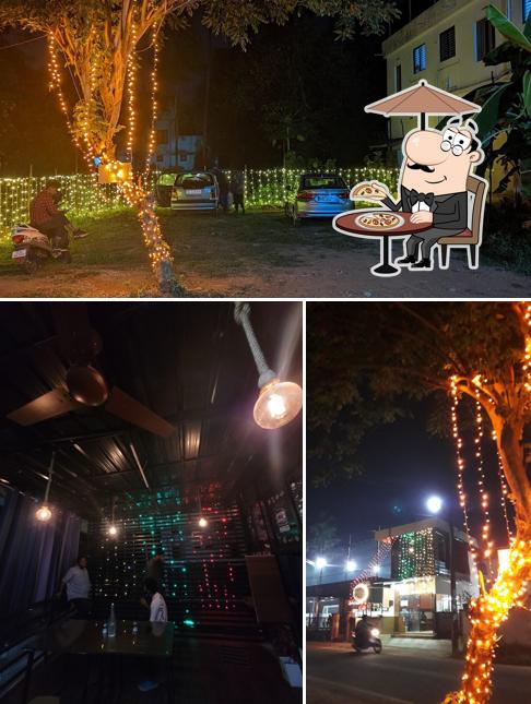 This is the image depicting exterior and interior at Midnight Mocha The dining room cafe