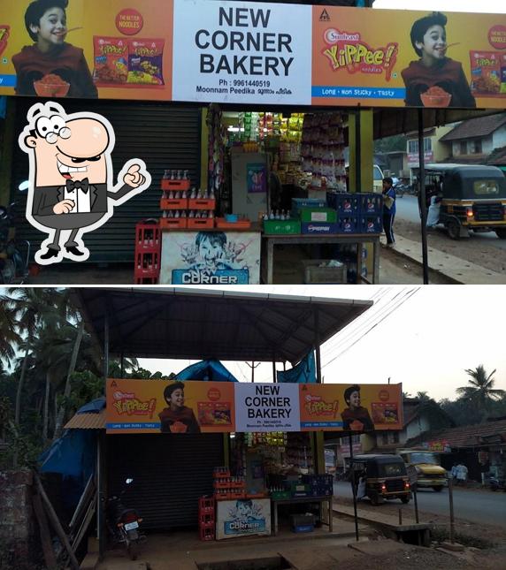 The exterior of NewCorner Bakery/ kanthari viji